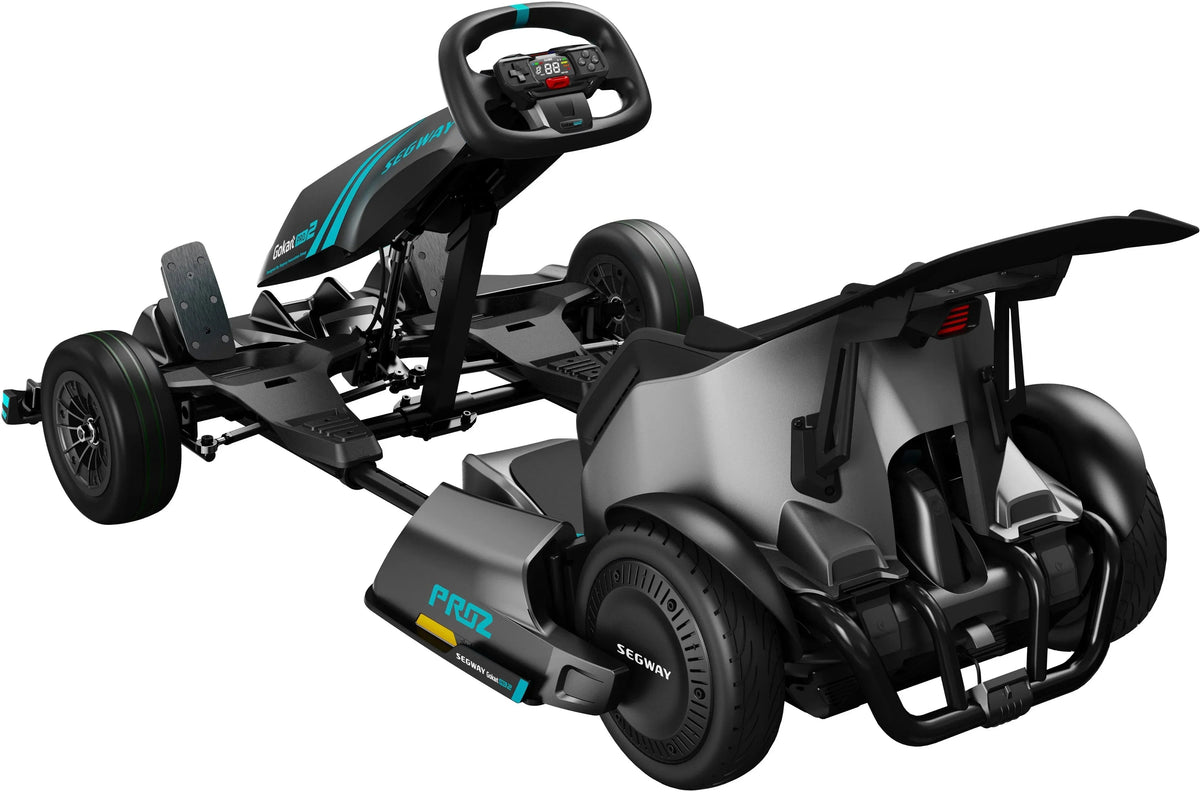 Segway – Go Kart Pro 2 w/15.5 mi Max Operating Range & 26.7 mph Max Speed – Gray