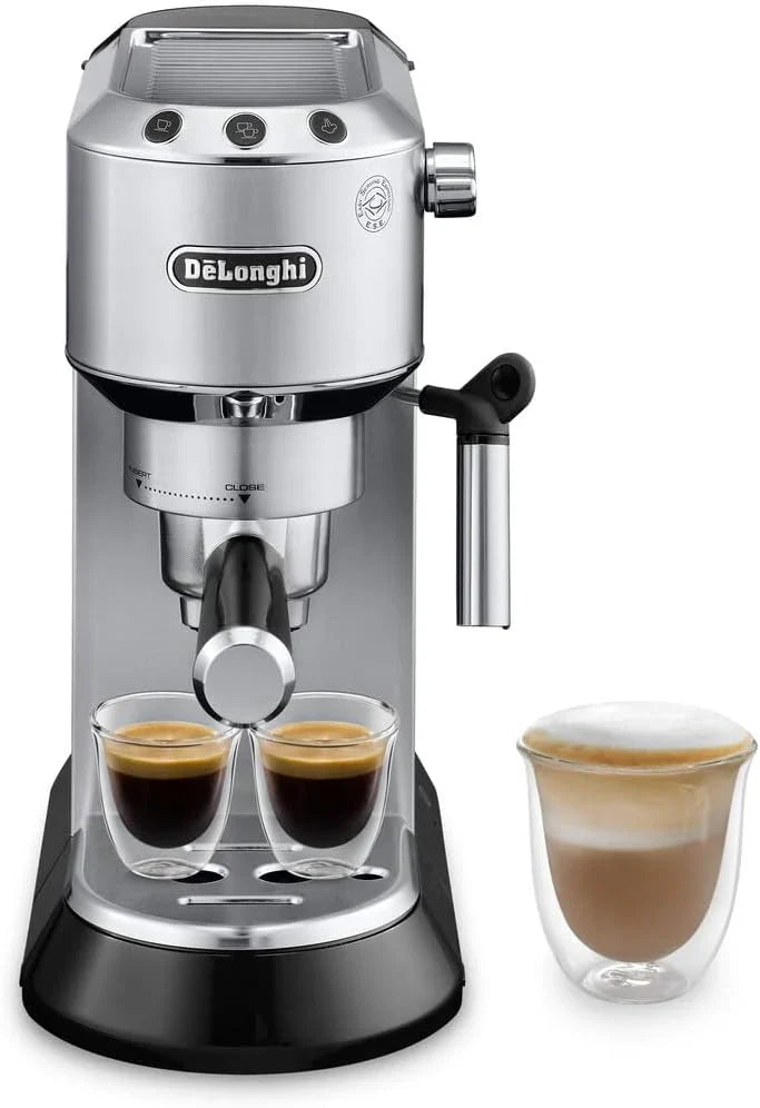 De'Longhi Dedica Espresso Machine with Manual Milk Frother