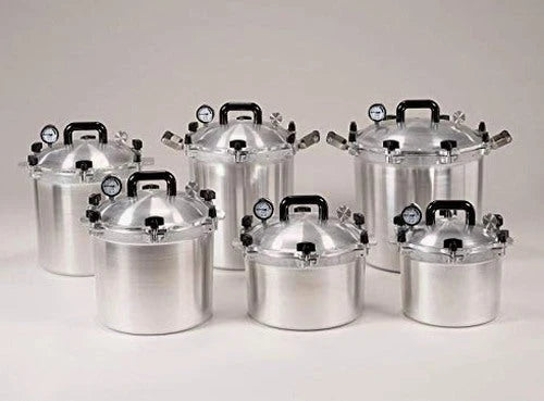 All American 930 Canner Pressure Cooker, 30 qt, Silver