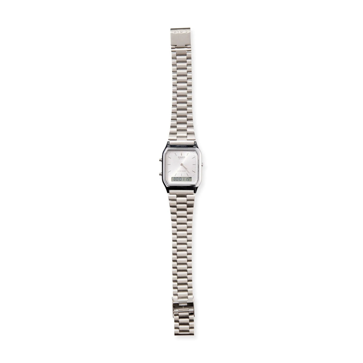 Casio AQ230 Analog Digital Watch - Silver