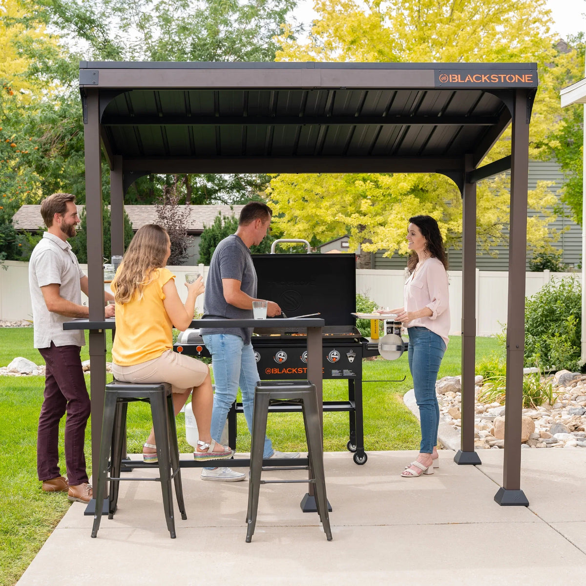 Blackstone 5' x 8' Outdoor Griddle/Grill Pavilion Grill Gazebo