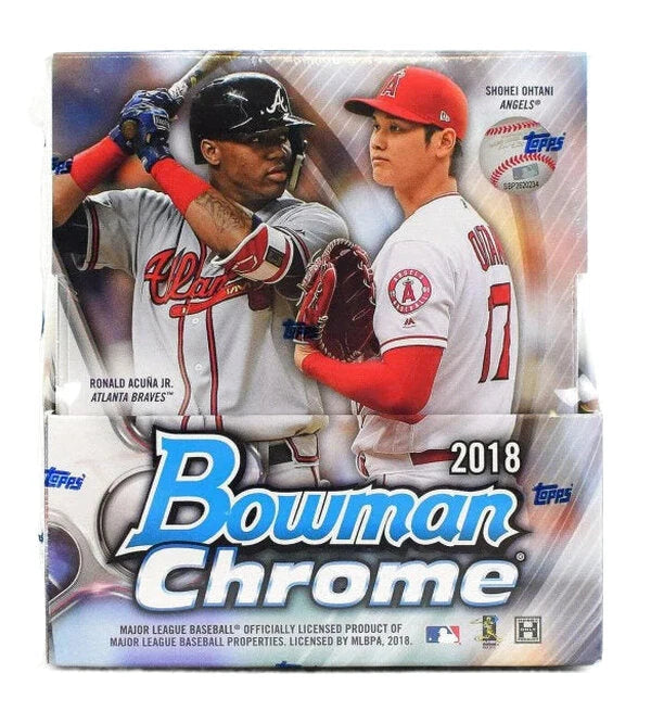 2018 Bowman Chrome Baseball Sealed Hobby Box