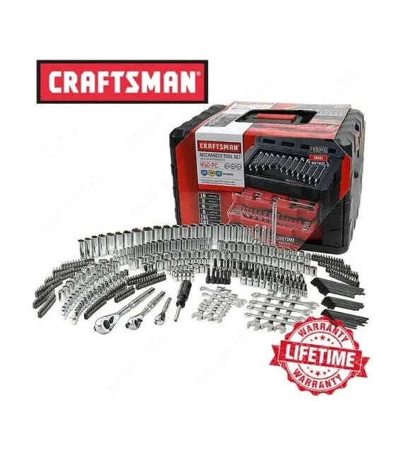 Craftsman 450-Piece Ratchet Socket Hand Wrench Mechanics Toolset