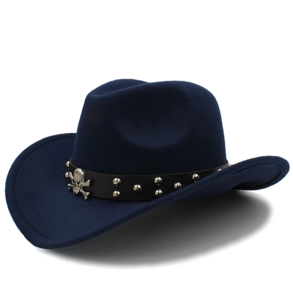 Black Pearl Wool Cowboy Hat