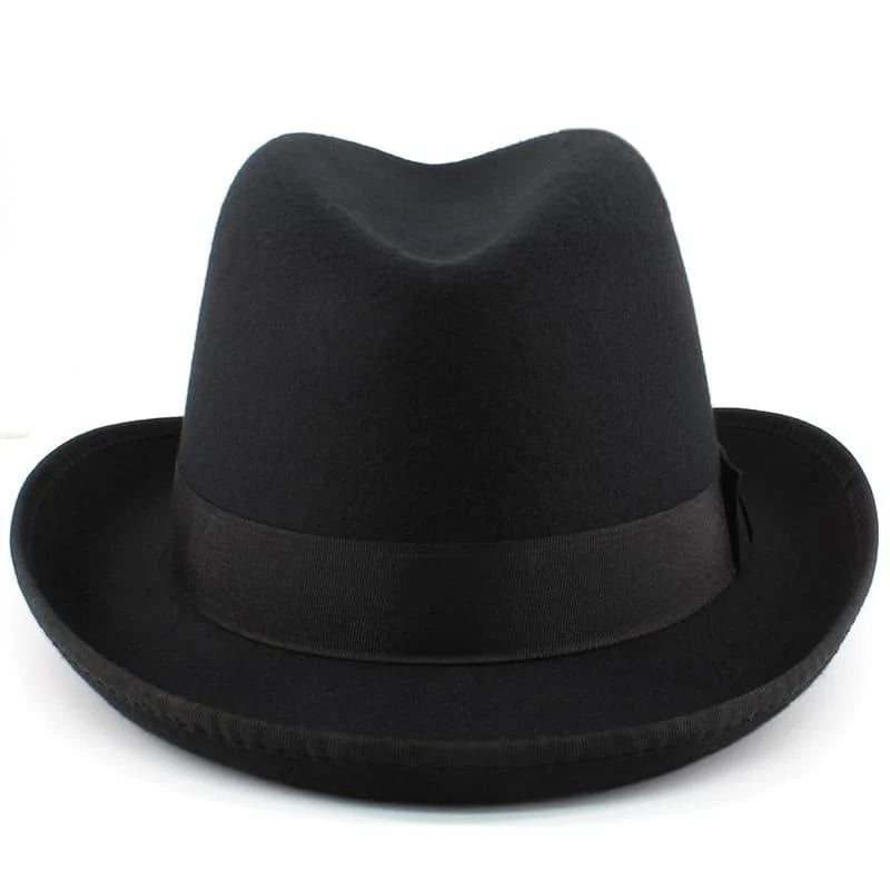 Dryden Feather Wool Homburg Hat
