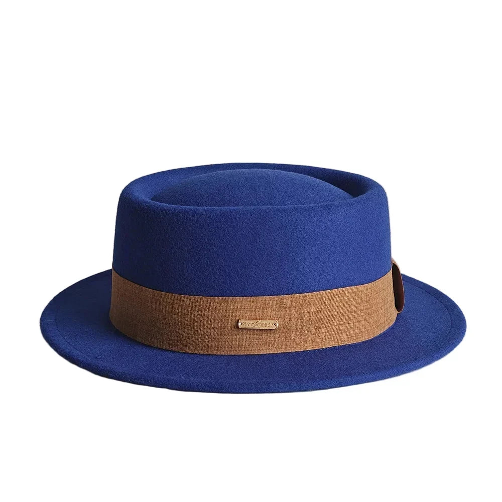 Costello Cotton Fedora Porkpie Hat