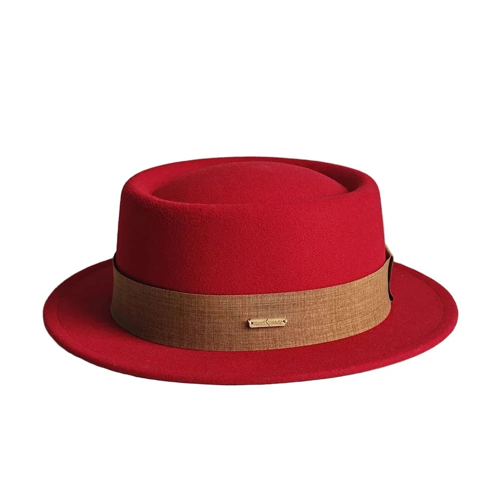 Costello Cotton Fedora Porkpie Hat