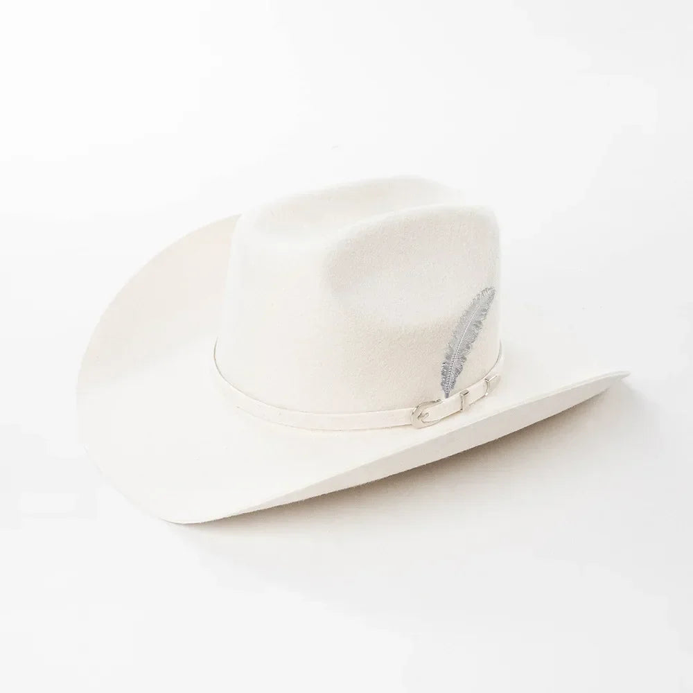 Albuquerque Wool Feather Western Cowboy Hat
