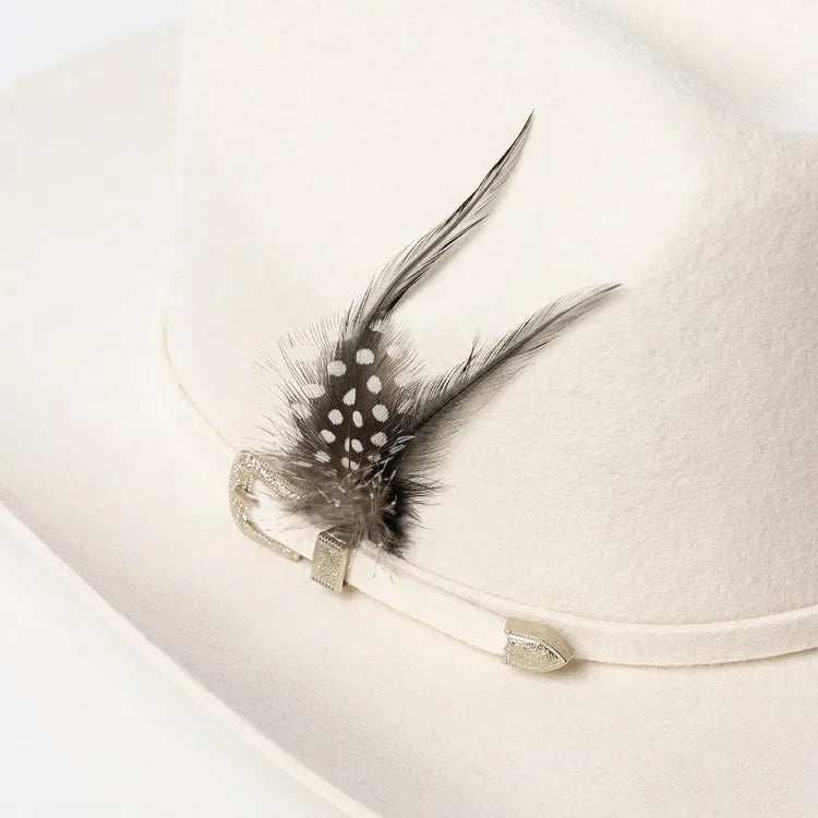 Dallas Feathers Wool Western Cowboy Hat