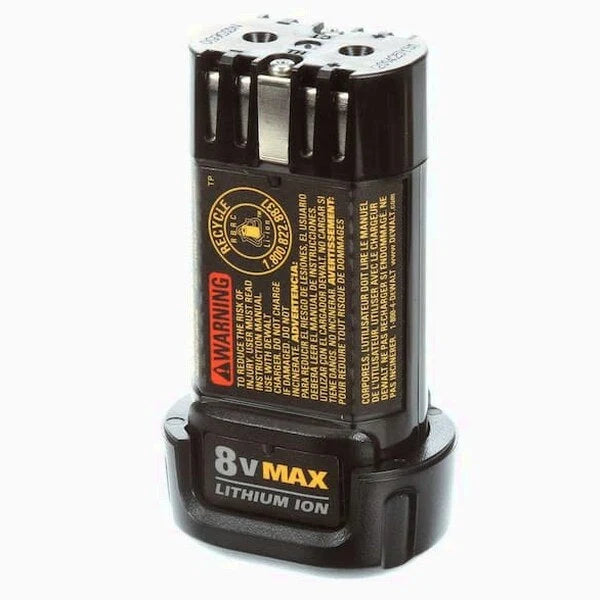 8V MAX Cordless Gyroscopic Screwdriver with Adjustable Handle, (2) 1.0Ah Batteries, Charger, and Bag
