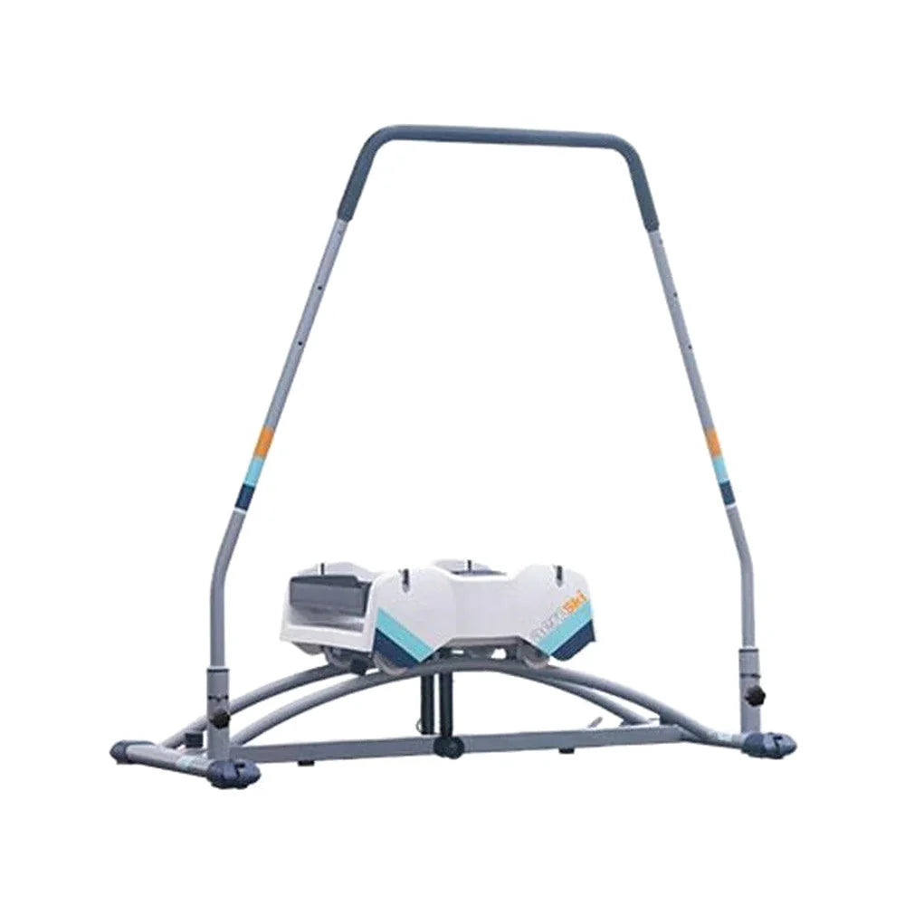 Aeroski 2.0 Ski Fitness Workout Machine with Recoil Spring Resistance Gray