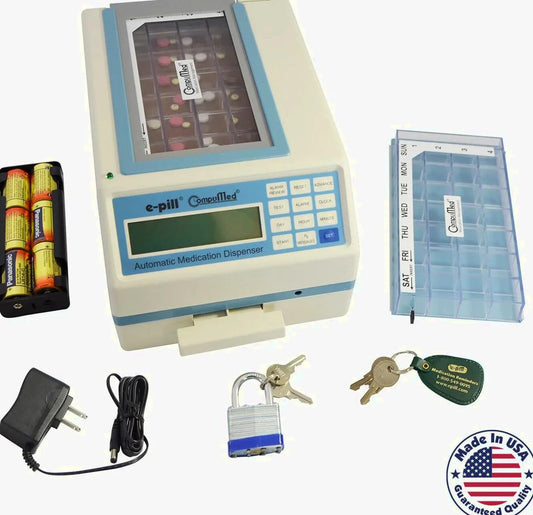 CompuMed - Tamper Resistant Automatic Pill Dispenser - AC Powered