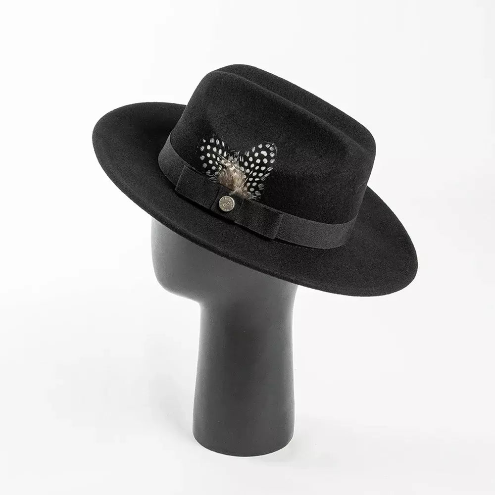 Burton Feathers Wool Fedora Hat
