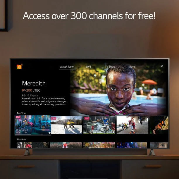 LG 55" Class 4K Ultra HD Smart NanoCell 75 Series TV with AI ThinQ®