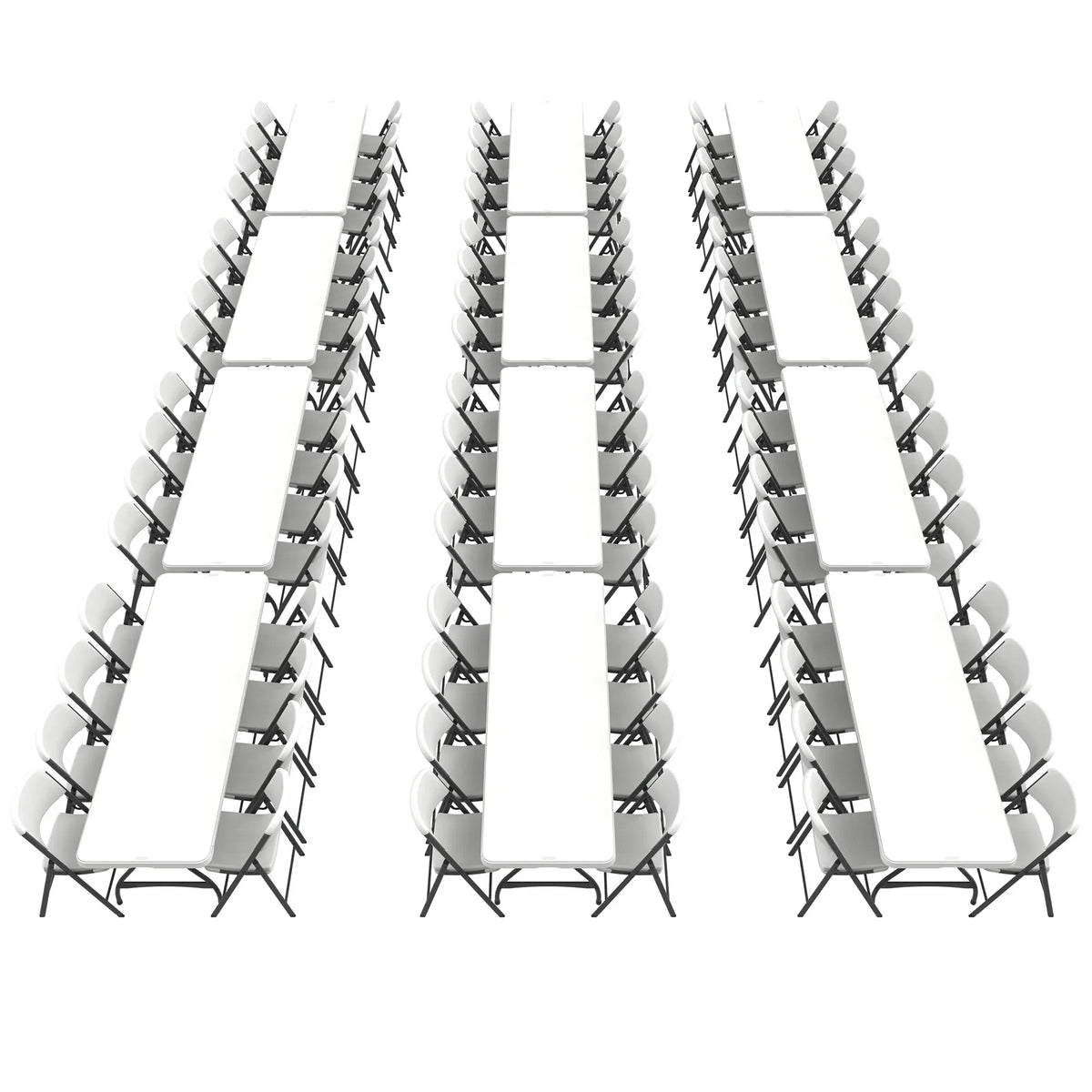 Lifetime Folding Table and Chair Set - Pack of 108