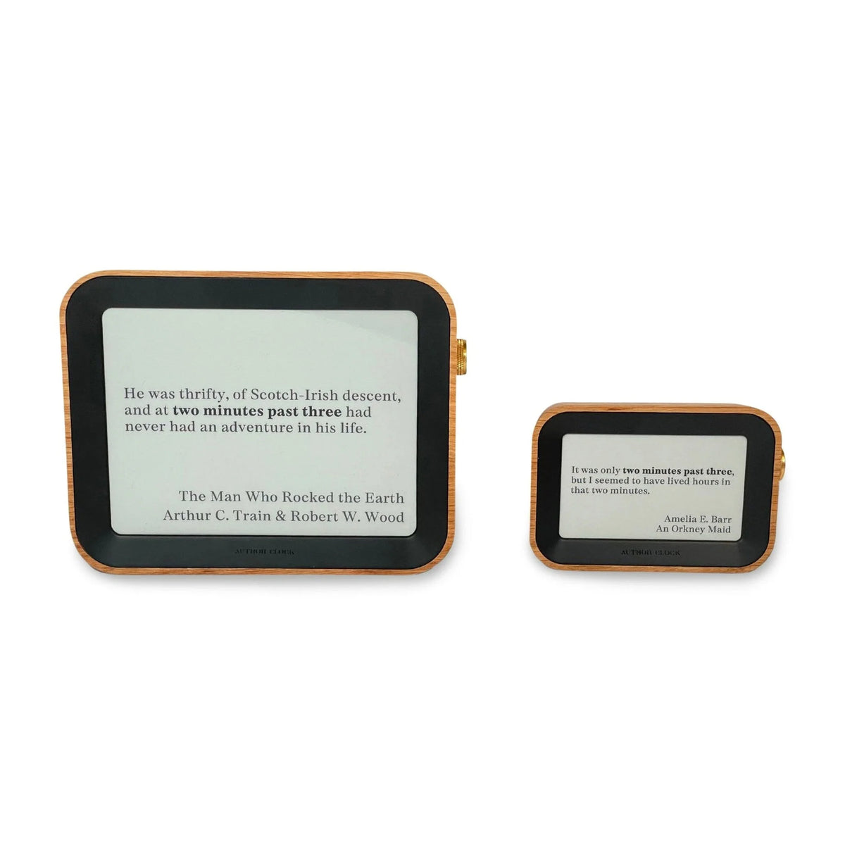 Author Clock - Small