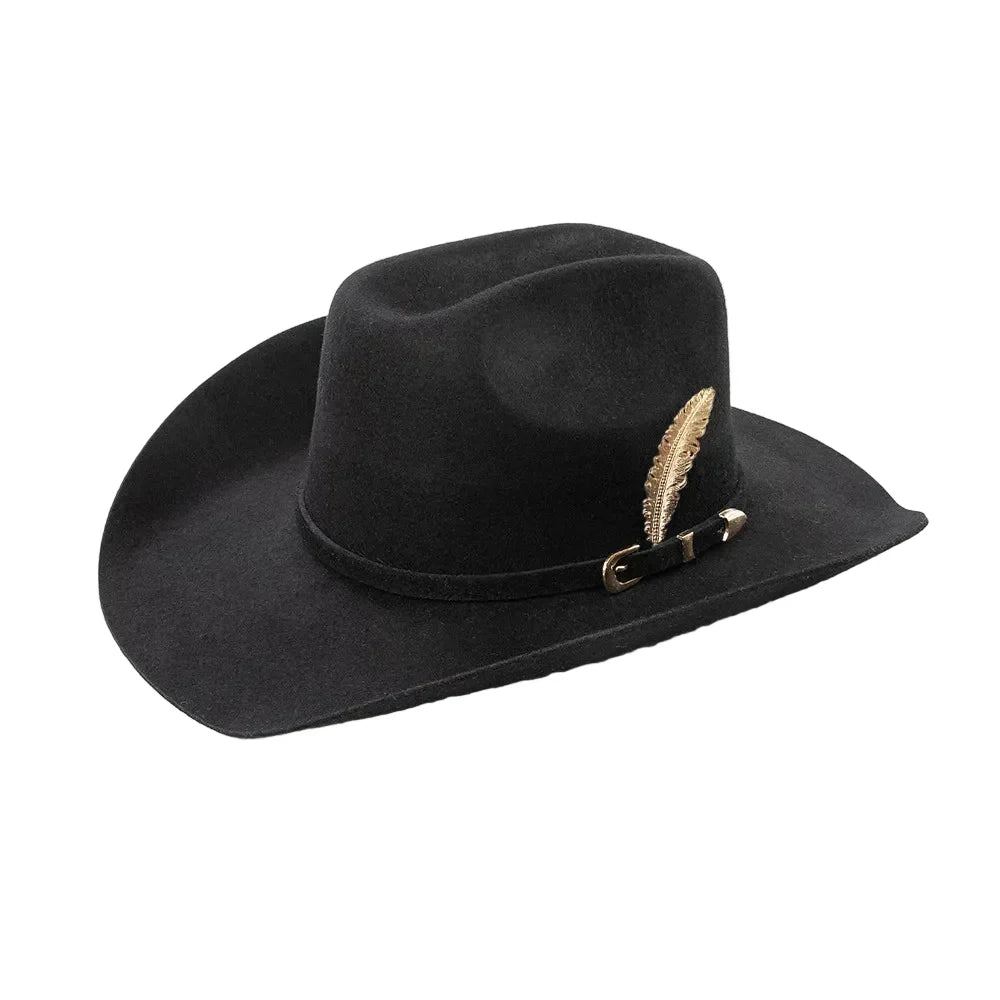 Albuquerque Wool Feather Western Cowboy Hat