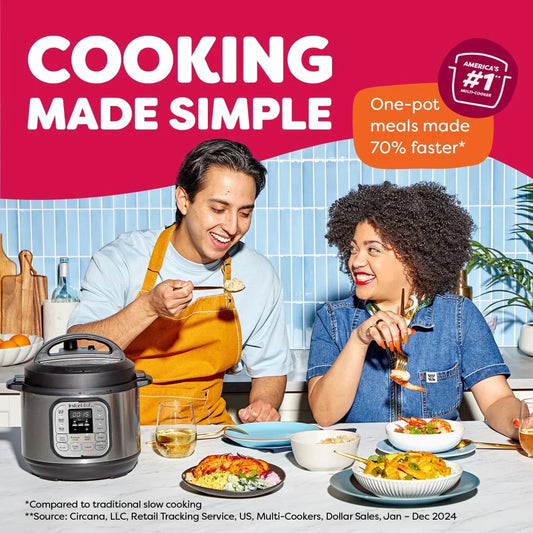Instant Pot Duo Mini 3-Quart,Electric Pressure Cooker,7-in-1 Yogurt Maker,Food Steamer,Slow Cooker,Rice Cooker & More