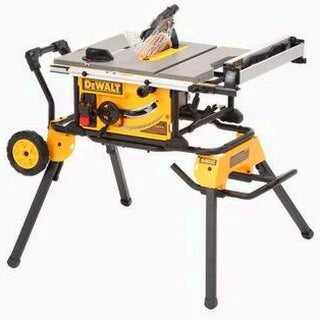 15 Amp Corded 10 in. Job Site Table Saw with Rolling Stand DWE7491RS