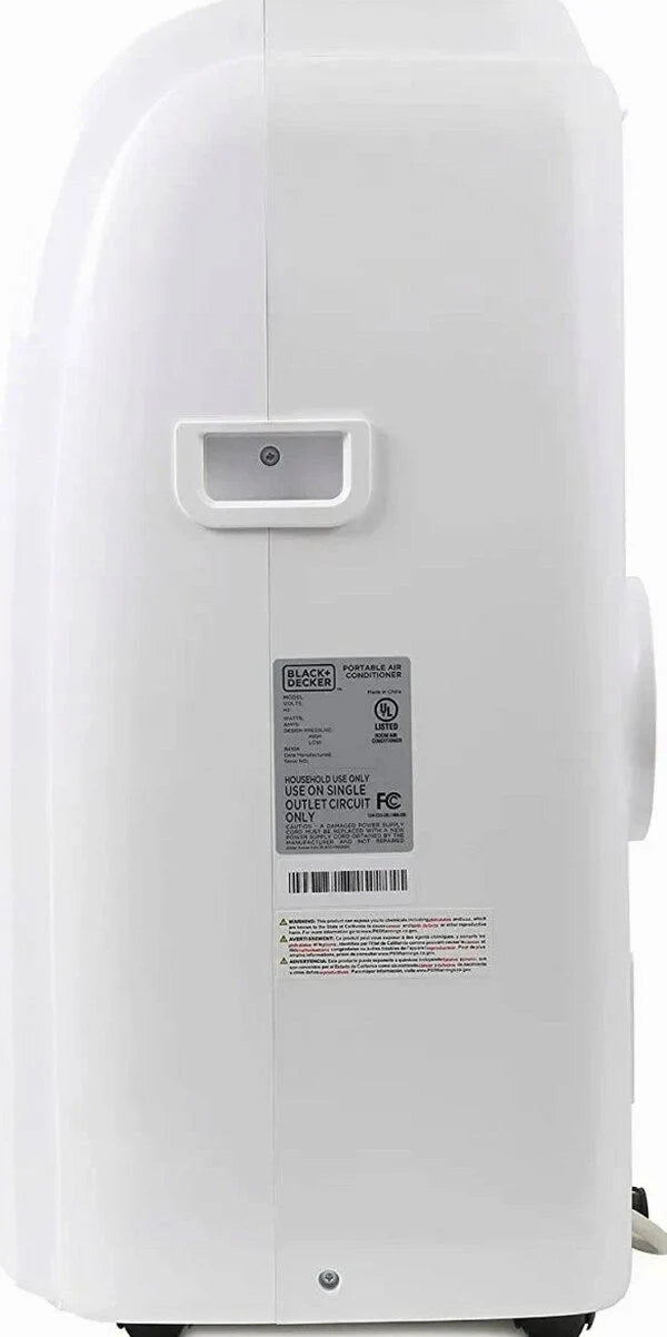 14,000 BTU Portable Air Conditioner with Heat and Remote Control, White