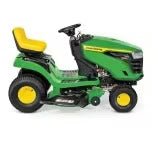 John Deere S100 ride-on lawnmower, 107 cm (42 inch) cutting width C 17.5 hp petrol hydrostatic drive