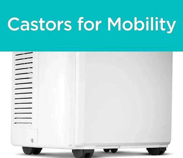 14,000 BTU Portable Air Conditioner with Heat and Remote Control, White
