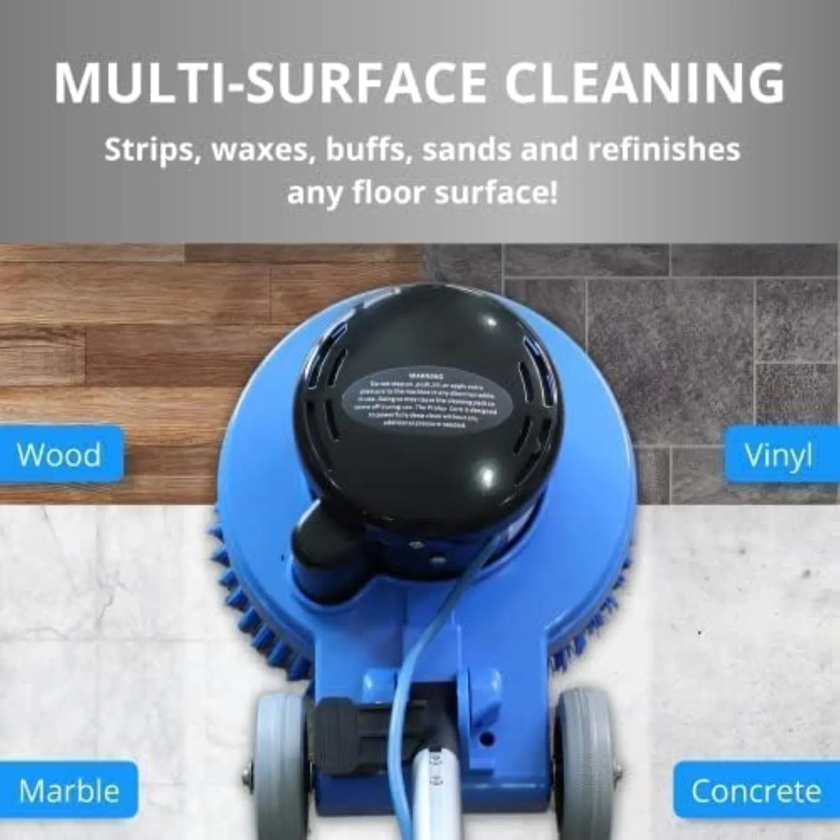 Prolux Core Heavy Duty Commercial Floor Polisher Buffer Scrubber Machine and 5 Pads