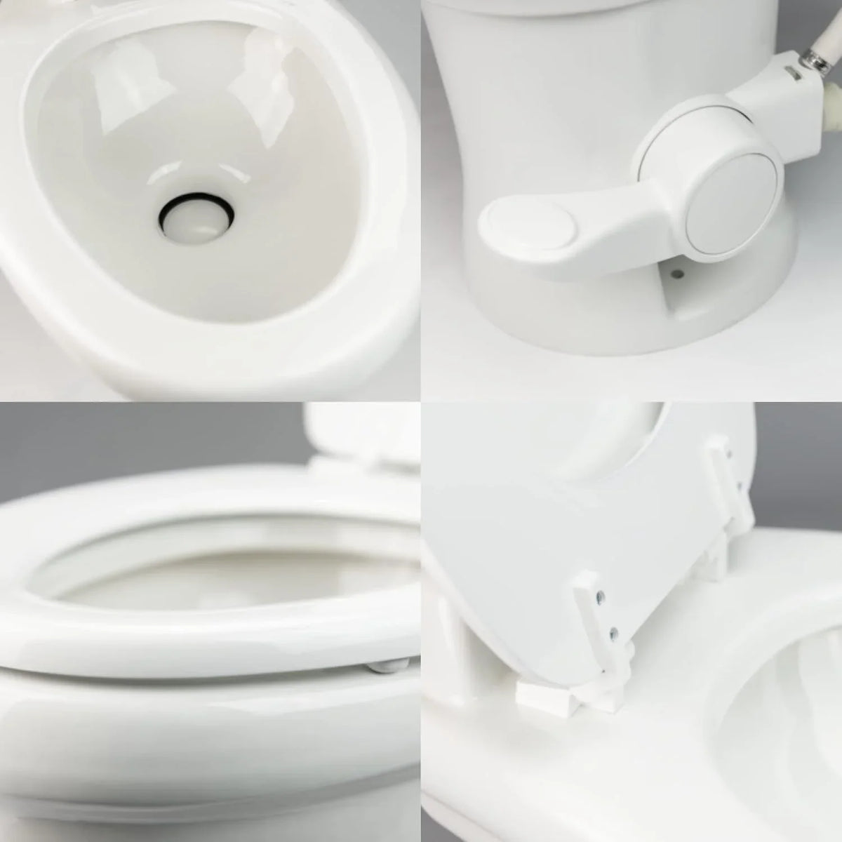 320 Series Standard Height RV Toilet - White