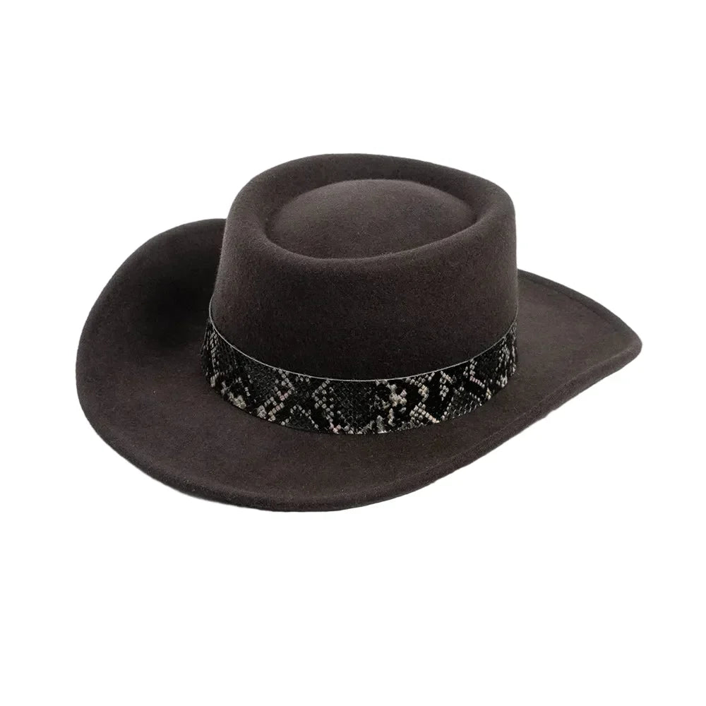 Chevalier Wool Cowboy Porkpie Hat