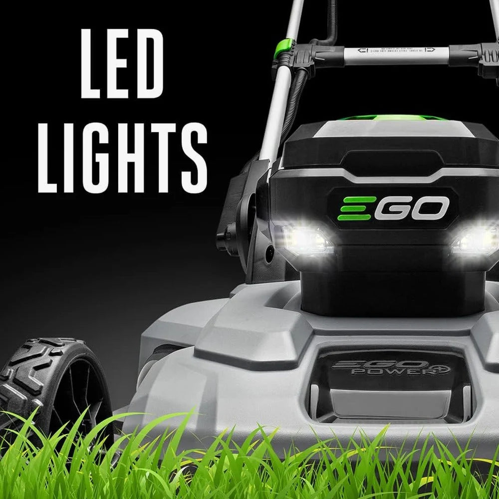 EGO Power+ LM2102SP-A 21-Inch 56-Volt Lithium-ion Self-Propelled Cordless Lawn Mower (2) 4.0Ah Battery and Rapid Charger Included
