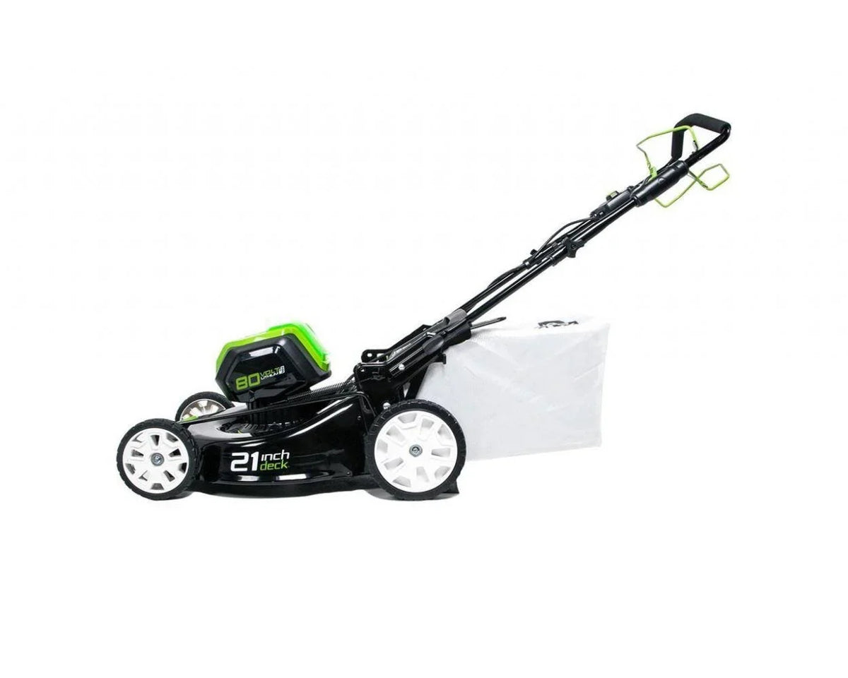 80V Battery-Powered Lawn Mower, 53 cm (21 inch), Self-Propelled, Brushless | Greenworks